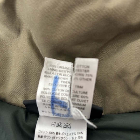 Patagonia toggle down jacket green Women’s sz small - Picture 7 of 11